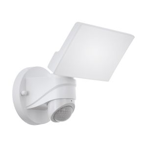 Pagino 1 Light LED Integrated Outdoor IP44 PIR Sensor Wall Light White With Plastic