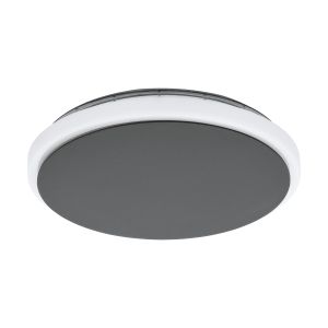 Mongodio 1 Light LED Integrated Outdoor IP44 Wall/Flush Light Anthracite With Plastic White Diffuser