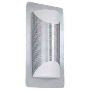 Cistierna 1 Light E27 Outdoor IP44 Wall Light With Plastic White Diffuser