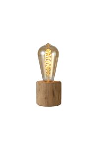 Aida Table Lamp, 1 Light E27, Wood, (Lamps Not Included)