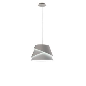 Alboran Pendant Small 1x40W (No Inc), Alumimium/ Iron