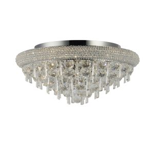 Alexandra 50cm Ceiling 7 Light E14 Polished Chrome/Crystal