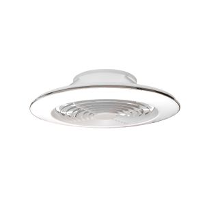 Alisio XL 73.5cm 95W LED Dimmable Ceiling Light & 58W DC Reversible Fan, White Finish c/w Remote Control, APP & Alexa/Google Voice Control, 5900lm