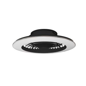 Alisio XL 73.5cm 95W LED Dimmable Ceiling Light & 58W DC Reversible Fan, Black Finish c/w Remote Control, APP & Alexa/Google Voice Control, 5900lm