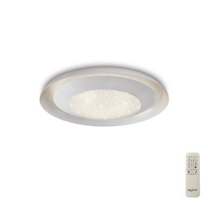 Ari Flush 49.5cm Round 24W LED 3000-6500K Tuneable, 1920lm, Remote Control White, 3yrs Warranty