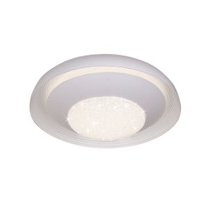 Ari Flush 36.5cm Round 12W LED 4000K, 960lm, White, 3yrs Warranty