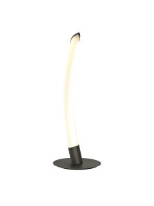 Armocorston 1 Light Table Lamp, 10W LED, 3000K, 750lm, Titanium/Frosted Acrylic, 3yrs Warranty