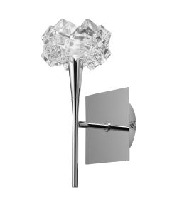 Artic Wall Lamp Switched 1 Light G9, Polished Chrome