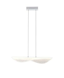 Bianca Pendant, 50W LED, 3000K, 3000lm, White, Acrylic, 3yrs Warranty