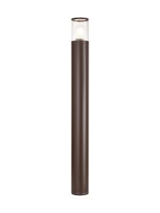 Bizet 90cm Post Lamp 1 x E27, IP54, Matt Brown/Clear, 2yrs Warranty (5LT344A)