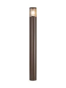 Bizet 90cm Post Lamp 1 x E27, IP54, Matt Brown/Smoked, 2yrs Warranty