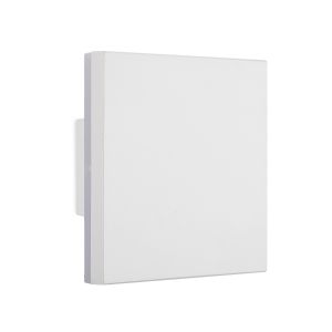 Bora Square Wall Lamp, 9.6W LED, 3000K, 720lm, IP54, White, 3yrs Warranty