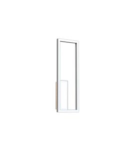 Boutique Rectangle Wall Lamp, 21W LED, 3000K, 1130lm, White, 3yrs Warranty