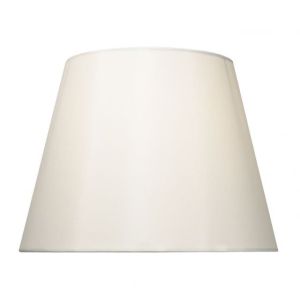 Bybliss Faux 27cm Silk Tapered Drum Fabric Shade Cream Finish (Shade Only)