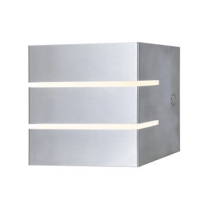Cacheta Single Bathroom Wall Light Stainless Steel & Opal LED Finish