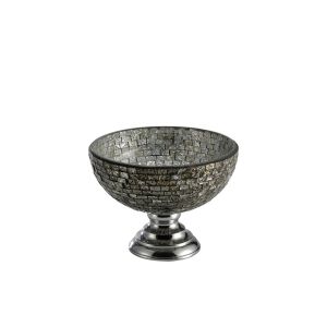 (DH) Celeste Mosaic Vase Polished Chrome