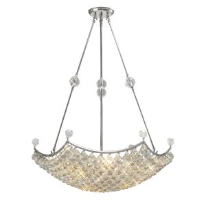 Cesto 80cm Pendant Grand 12 Light G9 Polished Chrome/Crystal Item Weight: 27.2kg