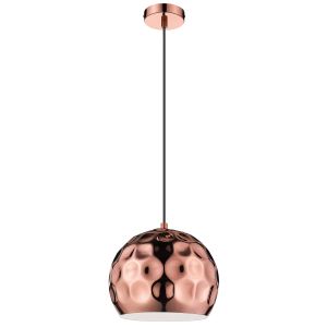 Harper Single E27 Adjustable Copper Pendant