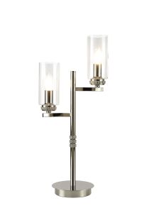 Cindy Table Lamp, 2 x E14, Polished Nickel