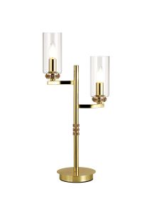 Cindy Table Lamp, 2 x E14, Polished Gold