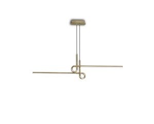 Cinto Linear Pendant 24W LED, 3000K, 1950lm, Antique Brass, 3yrs Warranty