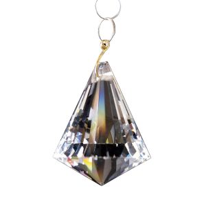 Crystal Pyramid Without Ring Clear 42mm