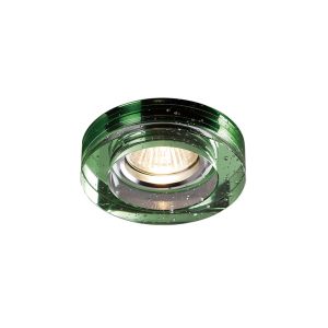 Crystal Bubble Downlight Round Rim Only Green, IL30800 REQUIRED TO COMPLETE THE ITEM, Cut Out: 62mm