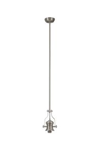 Davvid (FRAME ONLY) Pendant, 1 x E27, Satin Nickel