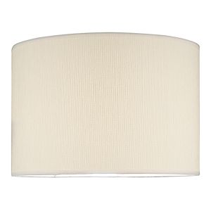 Delta E27 Ivory Cotton 38cm Drum Shade (Shade Only)