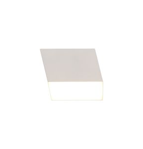 Ditto Spotlight 10.5cm Square 1 x 10W LED, 3000K, 700lm, Sand White, 3yrs Warranty