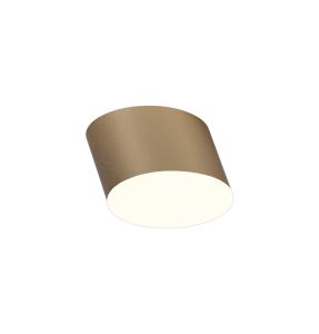 Ditto 9cm Spotlight 10.5cm Round 1 x 10W LED, 3000K, 700lm, Satin Gold, 3yrs Warranty