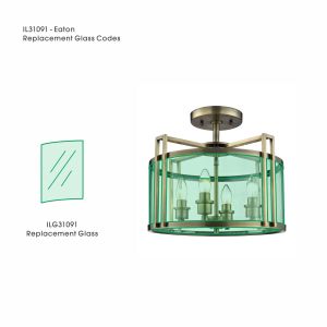 Eaton Clear Replacement Glass For IL31081 / 31091