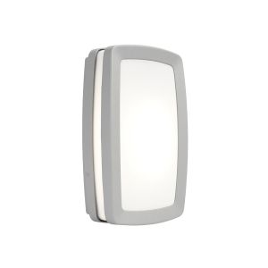 Endon EL-40030, Mode photocell 1lt wall, Textured grey paint & opal pc