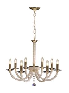 Ekinsale Pendant 8 Light E14 Gold/Crystal