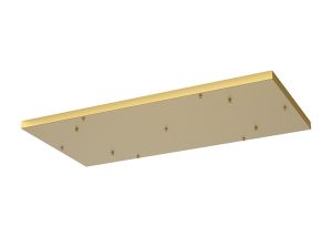Elsa 7 Hole 940 x 460mm Rectangular Canopy Kit, Gold