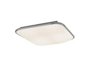 Fase Ceiling Square 45cm, 24W LED, 4000K, 1400lm, White, Acrylic Diffuser, 3yrs Warranty