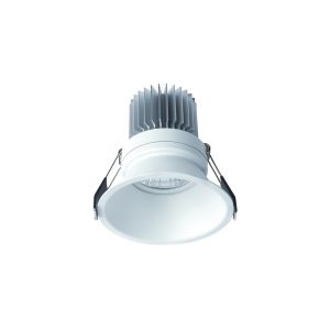 Formentera Recessed Downlight 8.2cm Round 7W COB LED 4000K, 650lm, Matt White, Driver Included, 3yrs Warranty