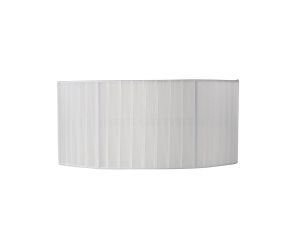 Freida Organza Wall Lamp Shade White For IL31746/56, 350mmx160mm