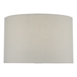 Funchal E27 Grey Cotton 33cm Drum Shade (Shade Only)