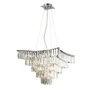 Gianni Pendant 9 Light G9 Polished Chrome/Crystal