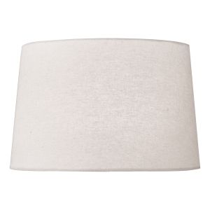 Griffith E27 Grey Linen Tapered 30cm Drum Shade (Shade Only)