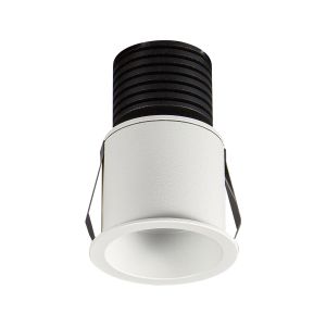 Guincho 5.5cm Spotlight, 5W LED, 2700K, 410lm, IP54, Sand White, Cut Out: 50mm, Driver Included, 3yrs Warranty