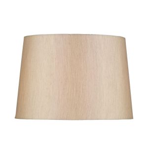 Gustav E27 Silver Faux Silk Tapered 36cm Drum Shade (Shade Only)