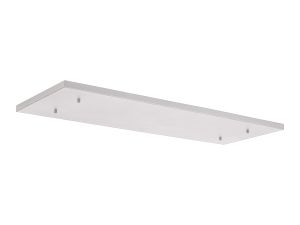 Hayes No Hole 1100mm x 400mm Linear Rectangle Ceiling Plate White