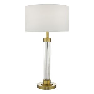 Dar HEI4263 Heitor Single Table Lamp Bronze/Glass Base Only Finish 