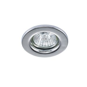 Hudson 8.4cm GU10 Fixed Downlight Polished Chrome (Lamp Not Included), Cut Out: 60mm
