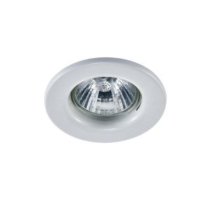 Hudson 8.4cm GU10 Fixed Downlight White (Lamp Not Included), Cut Out: 60mm