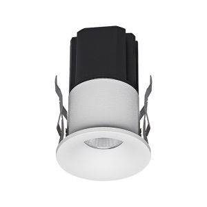 Hurgada Recessed Spotlight, 7W, 2700K, 571lm, White, Cut Out 35mm, Driver Included, 3yrs Warranty