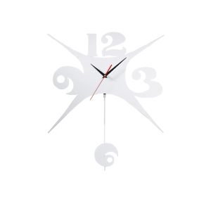 (DH) Infinity Explosion Clock White