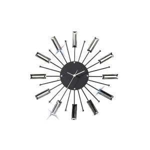 (DH) Infinity Sputnik Clock Black/Crystal